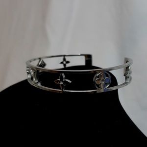 Louis Vuitton Logo Cuff Bracelet